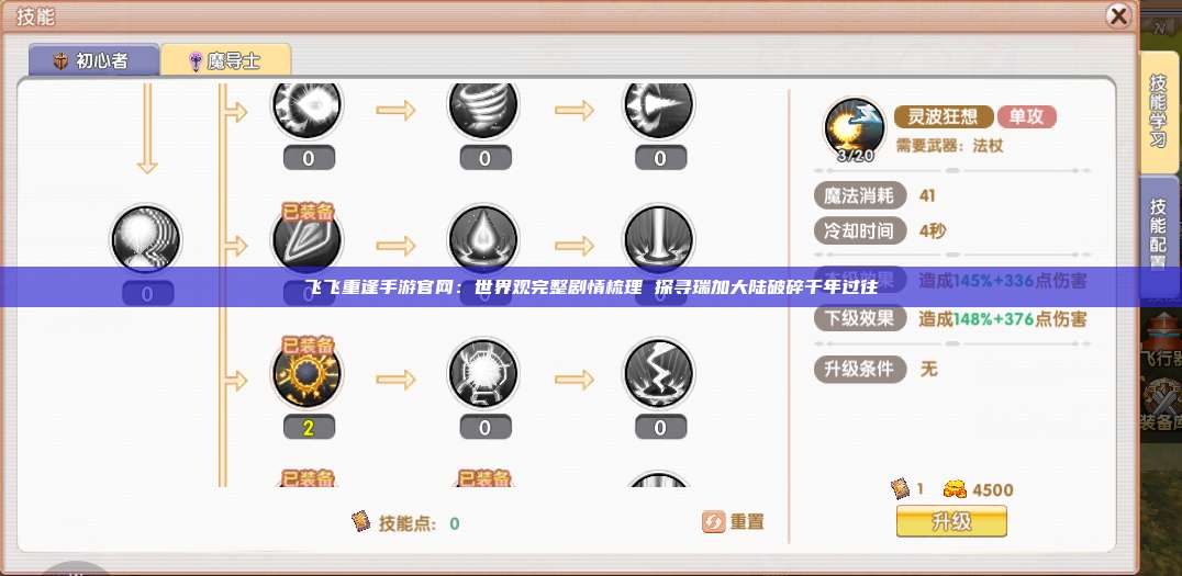 飞飞重逢手游官网：世界观完整剧情梳理 探寻瑞加大陆破碎千年过往